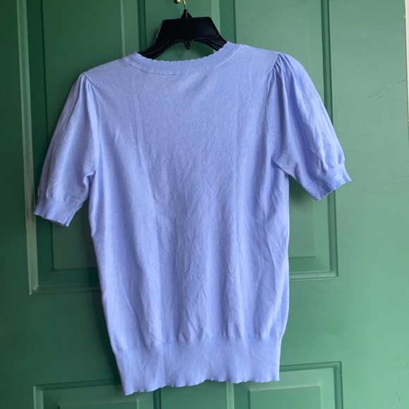 Loft size small lightweight sweater top short sleeve - Picture 8 of 8